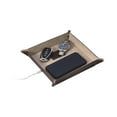 thumbnail image 2 of Bey Berk Brown Geniune Leather Valet Tray Catchall Storage, 2 of 2