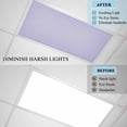 thumbnail image 4 of Pure Lavender Fluorescent Light Covers, Simple Solid Color Magnetic Light Covers for Ceiling Lights, Fluorescent Ceiling Shade Filters for Classroom Bedroom Office 4x2Ft x 1PCS, 4 of 8