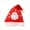 Red, variant on Xuety Santa Hats Cute Xmas Hat Snowman Print Super Soft Plush Holiday Christmas Hat New Year Party Headwear