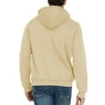 thumbnail image 3 of LWavelet Mens Fleece Lined Pullover Hoodie with Half Zip Drawstring Hood and Kangaroo Pocket Warm Winter Sweatshirt, 3 of 3