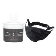 مجموعة I Dew Care Meet Bubble Kitty وعصابة رأس Black Cat وصانعة رغوة الفقاعات، مجموعة مكونة من 3 قطع