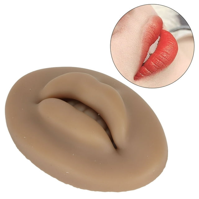 Silicone Fake Skins For Lips, 3d Lips Practice Semi Permanent Skin Permanent Makeup Fake Skin Lips Soft Real Skin Touch Feeling Fake Lips For Training Lips Makeup Artists And