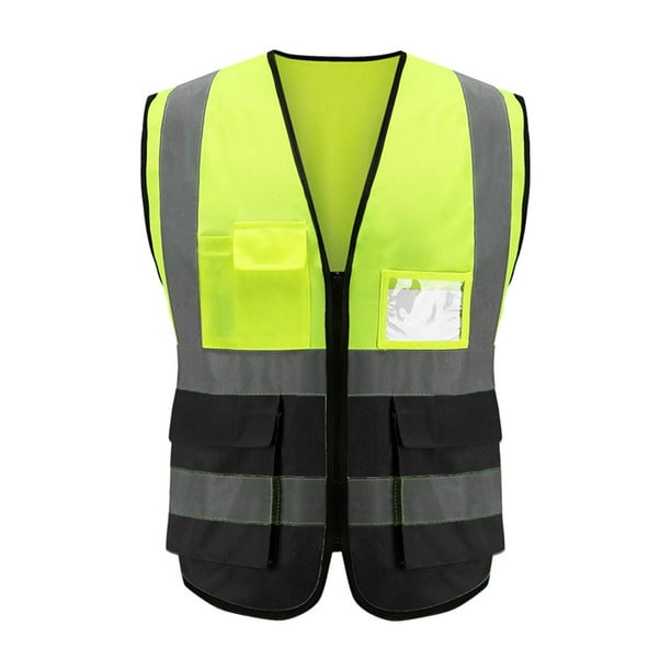 Multifunctional Reflective Vest, Construction Gear with Reflective Strips  Washable Construction Vest for Traffic Workers Construction Indoor , 