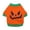 Orange, variant on Leeye Halloween Pet Funny Fish Bone T-Shirt, Black Orange Dog Cat Top with Skeleton Fish Design for Large Pets Party, Black, Size L, 0.14 lb