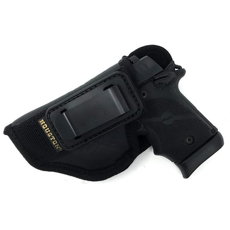 Sig Mk25 Left IWB TUCKABLE ECO Leather Concealment Holster Inside The Waist with Metal Clip FIT Glock 43 & 42, SIG P365, KAHR PM 45, MAKAROV, KELTEC PF9 / P11 (Left) ()