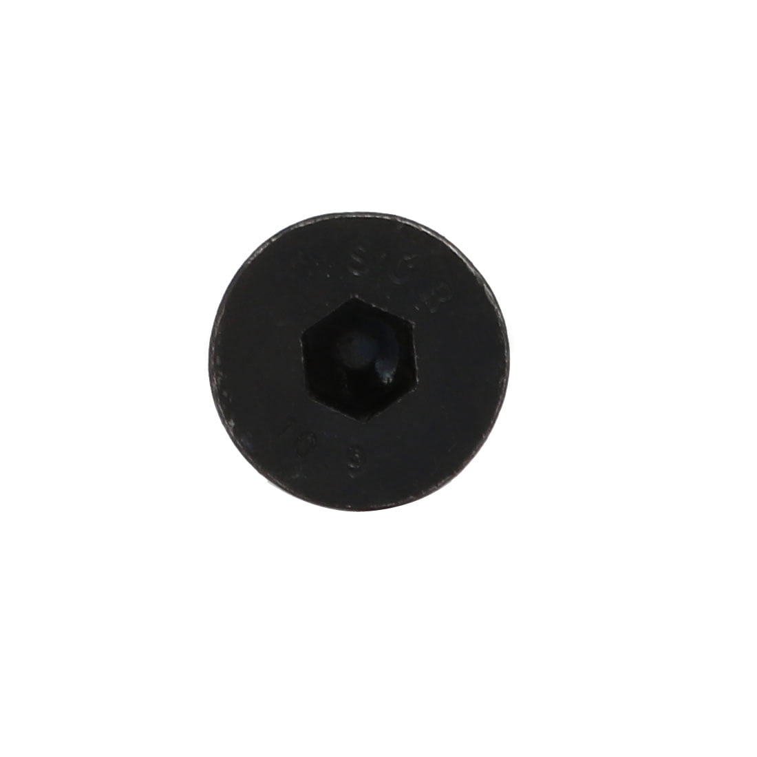 Uxcell 4pcs M5x17mm Left Hand Thread Bolts - Countersunk Hex Socket Head, DIN7991, Black Oxide