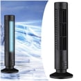 thumbnail image 4 of Tower Fan Mini Desktop Bladeless Fan, Student Office Home Vertical Desktop Fan, Suitable for Home Office and Bedroom, 4 of 5