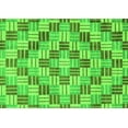 thumbnail image 1 of Ahgly Company Indoor Rectangle Abstract Green Modern Area Rugs, 3' x 5', 1 of 4