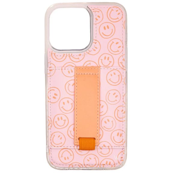 Walli Cases iPhone 12 Pro Phone Case with Wallet and Finger Strap - All Smiles