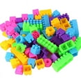 thumbnail image 3 of Bloques de construcción de plástico ensamblados para niños pequeños juegos de escritorio juguetes educativos alrededor de 250, 3 of 4
