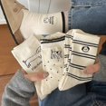 thumbnail image 2 of Ladies Summer Spring Cotton Socks Cartoon Dog Sweet Style Ruffle Socks Japanese Fashion Calcetines Animalitos For Girls Gift A, 2 of 6