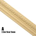 thumbnail image 3 of CAROOTU Wall Trim Line Skirting Border 3D Pattern Sticker Decoration Self Adhesive, 3 of 6
