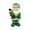 Green, variant on Eolstice Santa Claus Resin Ornament, Flocked Desktop Decoration, Christmas Gift for Home Living Room Office, Holiday Table Accent, Festive Home Decor