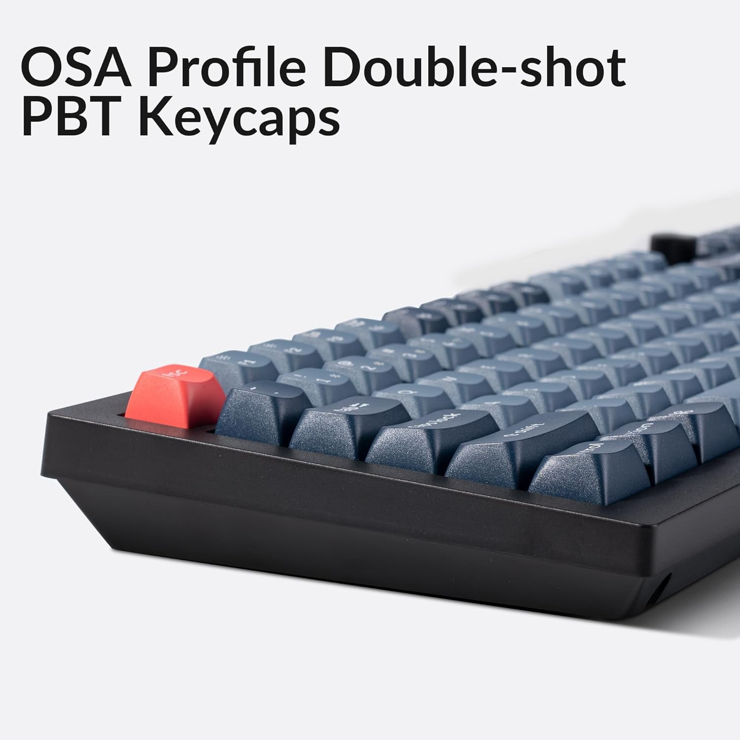 Keychron V3 Max TKL Wireless Mechanical Keyboard, QMK RGB Bluetooth/2.4 GHz/Wired, 87 Keys Hot-Swappable with Gateron Red Switch, Compatible with Mac Windows Linux