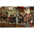 thumbnail image 2 of Willem Geets 14x11 Black Ornate Wood Framed Double Matted Museum Art Print Titled: The Accident (1899), 2 of 5