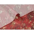 thumbnail image 5 of oneOone Velours Rouge Tissu Batik Matière pour Robe Tissu Imprimé Tissu au Mètre 58 Pouces de Large, 5 of 5