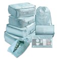 thumbnail image 1 of Mistaha Storage Bags 8PCS Set Travel Organizer Suitcase Packing Set Storage Cases Portable Luggage Organizer Clothes Shoe Tidy Pouch Bag, 1 of 8