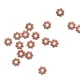 thumbnail image 3 of 100 Piezas Rosegold Snowflake Alloy Spacer Beads Daisy Flower Beads Resultados De La Joyería Accesorios Para Collar Pendiente Fabricación De J 6mm Macarena Perlas espaciadoras, 3 of 8