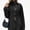 Dark Gray, variant on Zefriona Womens Denim Jacket Asymmetric Hem Drop Shoulder Button Pocket Long Sleeve Jean Coat Dark Blue Size M
