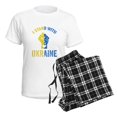 thumbnail image 4 of CafePress - Support Ukraine I Stand With Ukraine Ukrai Pajamas - Women's Short Sleeve Print T-Shirt and Pants Light Cotton Pajama Set, 4 of 7