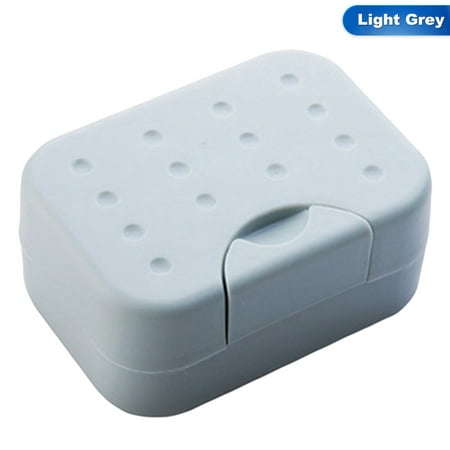 AkoaDa Washing Soap Box Dish Case Container with Lid lock design Travel Trip (Best Soap Box Design)