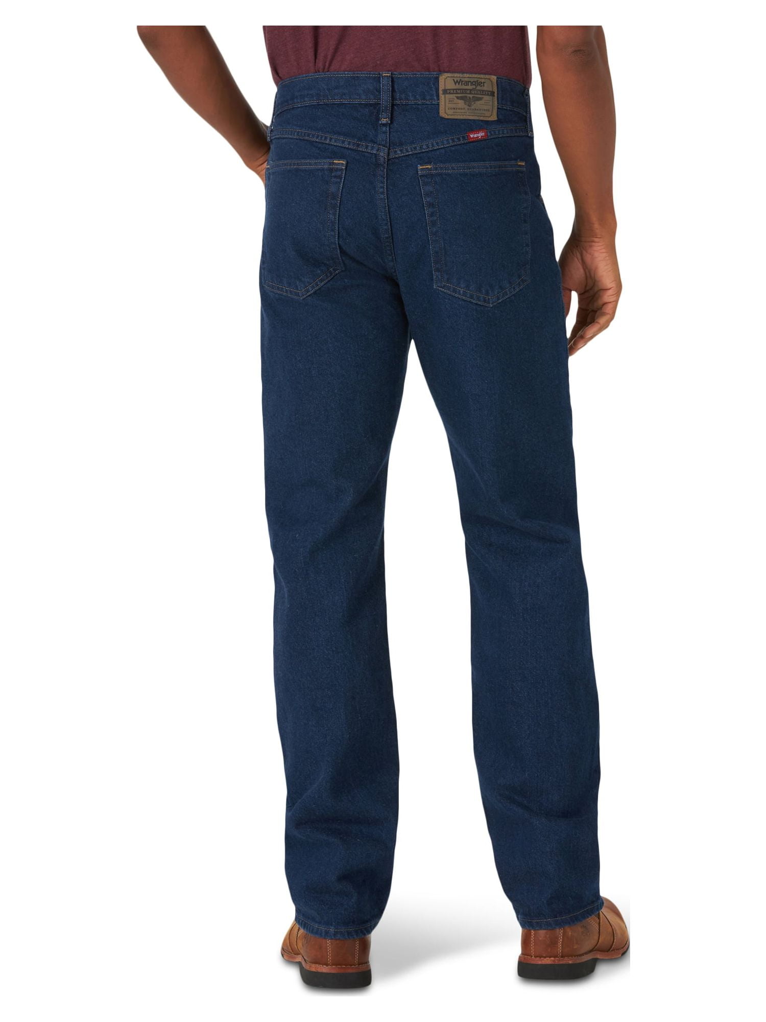 Wrangler Men's and Big Men's Regular Fit Jeans with Flex