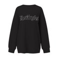 thumbnail image 4 of Vedolay Hoodies for Women 2023 Long Sleeve Crewneck Pullover Camo Print Sweatshirt Jumper Top Black,M, 4 of 4