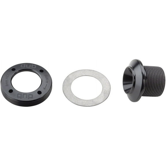 SRAM DUB Crank Arm Bolt Kit - M18/M30, Self-Extracting, For SRAM/Truvativ, Black Stealth