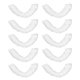 thumbnail image 1 of Lojalitet 10 gorros de ducha desechables, impermeables, elásticos, para hoteles, viajes, alojamiento en casa, spa, 1 of 6
