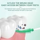 thumbnail image 4 of 200 Piezas cepillos Interdentales MACHAO cepillo de dientes de silicona suave Hilo dental verde, 4 of 5