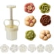 thumbnail image 1 of Sello para galletas, juego de 6 moldes para pastel de luna de 50g, espesor ajustable, Festival del Medio Otoño, prensa manual artesanal, cortador de galletas, pastelería de postre, 1 of 5