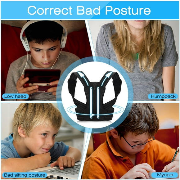 Back Brace Posture Corrector Upper Back Posture Corrector Providing Lumbar Support Back Brace Straightener, Posture Corrector , Upper Back Brace For Clavicle Support, Comfortable