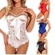 thumbnail image 1 of Ropa interior sexy Europa y Estados Unidos ropa interior sexy de una pieza ropa interior ajustada hueca de encaje, 1 of 5