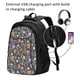 thumbnail image 2 of Balery Wildflowers Mochila con carga USB para hombre y mujer - Mochila impermeable y antirrobo para laptop con puerto USB para viajes, trabajo, 2 of 7