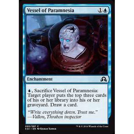 MtG Shadows Over Innistrad Common Vessel of Paramnesia (Foil) #95