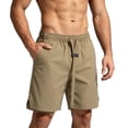 thumbnail image 3 of Thousandth Men's Summer Shorts Plus Size Quick Drying Moisture Wicking Athletic Shorts Loose Elastic Waist Biker Shorts Plain Outdoor Casual Shorts, 3 of 8