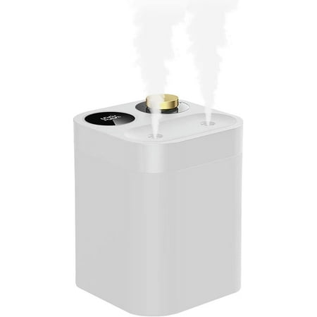 

Portable mini humidifier with two nozzles and 5 spray patterns