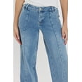 thumbnail image 6 of Royalty For Me Women's Front Seam Wide Leg Jeans, 6 of 10