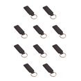 thumbnail image 2 of Riwesomey Llaveros asequibles para todos: llaves prácticas con llavero multipropósito Llavero de motocicleta Llavero Llavero de aro negro negro 10piezas, 2 of 6