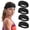Black, variant on mirlewaiy Cooling Headbands, Instant Cooling Non-Slip Sweatbands, Moisture Wicking Sports Headbands for Women, Running Fitness Yoga