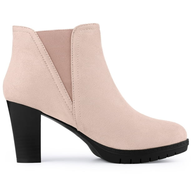 Pink hotsell suede boots