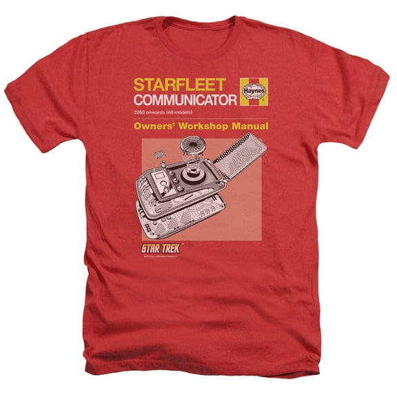 Star Trek - Comm Manual - Heather Short Sleeve Shirt - Large