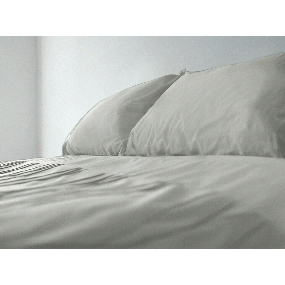 CYPRESS LINEN Luxury Stay Cool 1800 TC Cotton Feel Rayon from Bamboo Deep Pocket Sheet Set Striped Gray Striped Queen