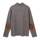 thumbnail image 4 of Sudadera sin capucha para hombre, informal, de color liso, con tejido sin capucha, para mantener el calor, con capucha, de manga larga, de poliéster, 4 of 5