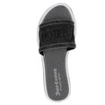 thumbnail image 4 of Sandalias Slide Juicy Couture con diamantes de imitación brillantes Yves, color negro 37, 4 of 6