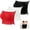 Black White Red, variant on 3Pcs Lace Cleavage Cover Modesty Panel Wearable Mock Camisole Bra Insert Overlay Modesty Panel Vest