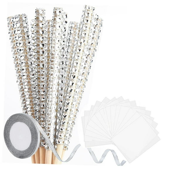 Siruishop 24 Pieces Bling Candy with Bags Ribbon for Celebrations Kitchen
