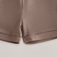 thumbnail image 7 of NOLDARES Baby Boys blend Cotton Linen Blend Cute print Shorts Loose Shorts for Summer Vacation(Brown,6-12 Months), 7 of 7