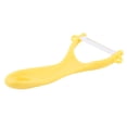 thumbnail image 3 of Pelador de patatas sin esfuerzo, cuchillo de cerámica amarillo para pelar frutas y verduras para cocina, 3 of 8