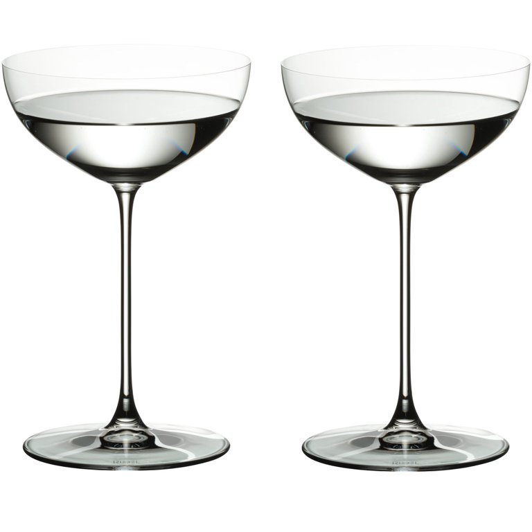 Riedel Veritas Moscato/Coupe/Martini Glass (2-Pack) with Wine Pourer